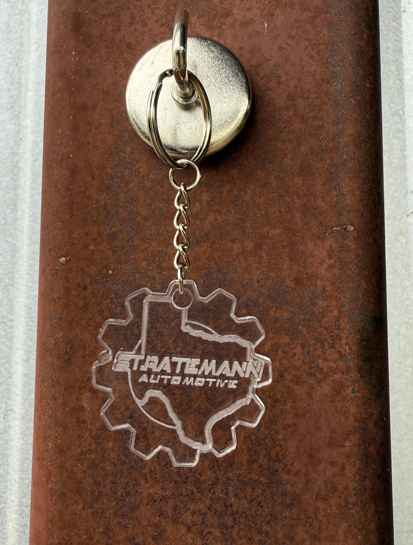 Stratemann Acrylic Keychain