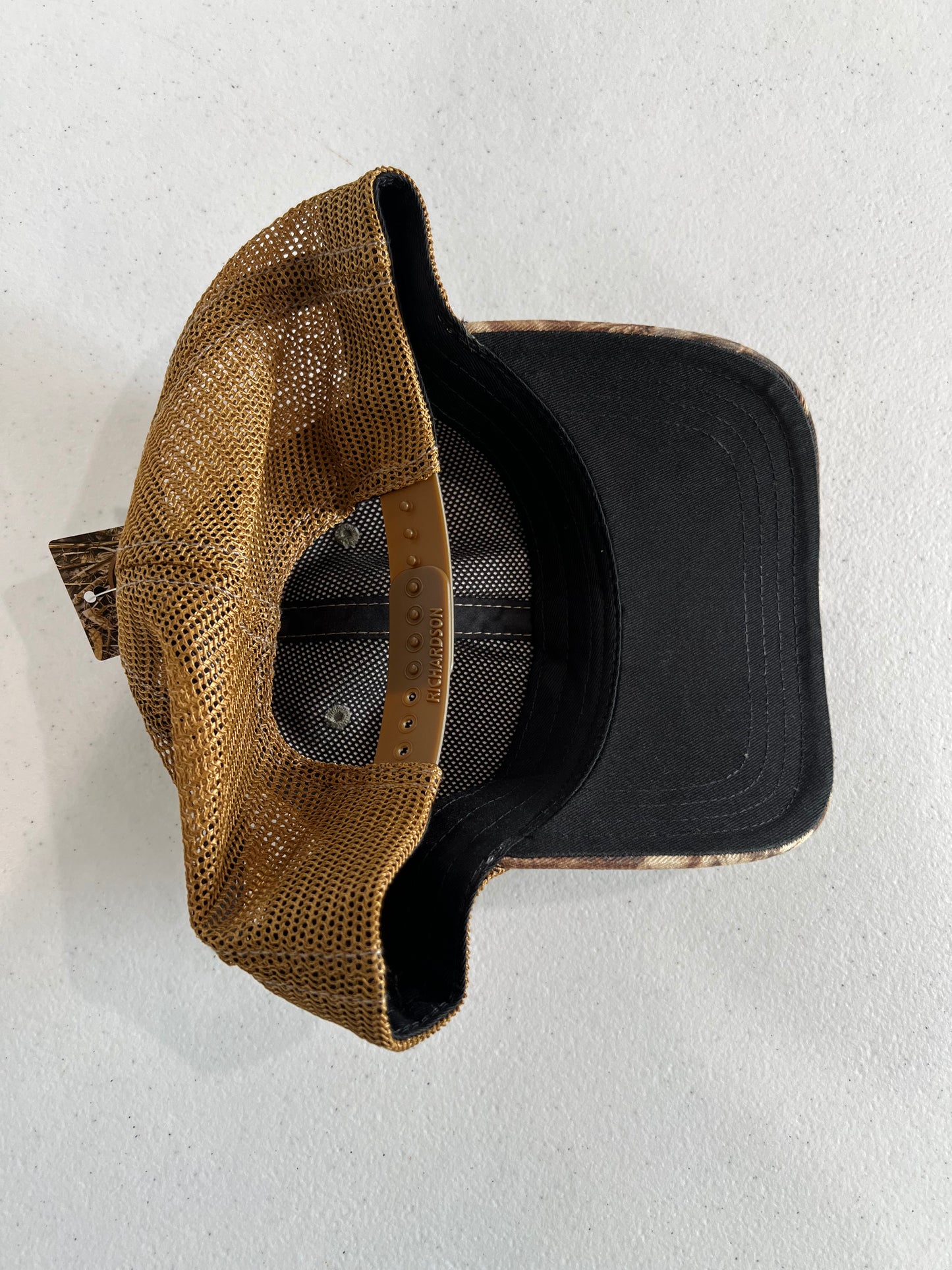 Realtree Max-7/Buck with Buckskin Leather Logo - Design 1