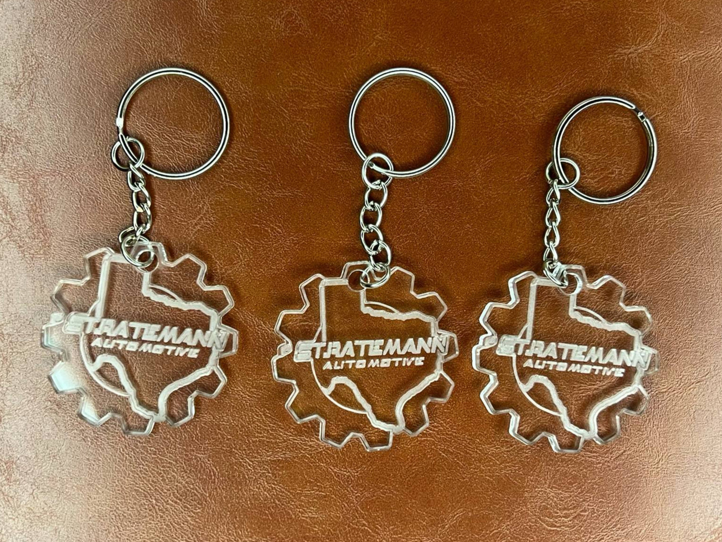 Stratemann Acrylic Keychain