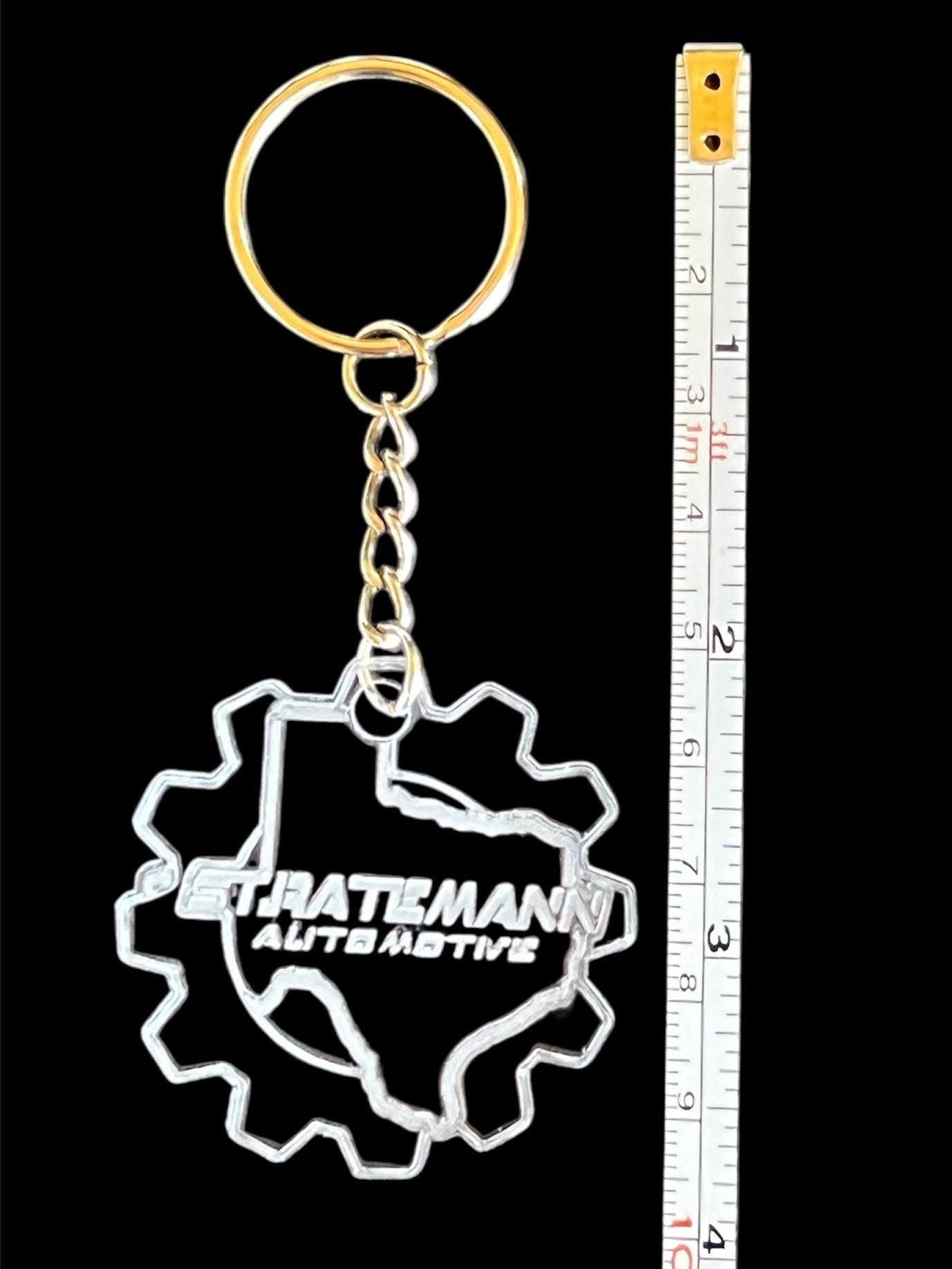 Stratemann Acrylic Keychain