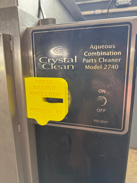 Parts Washer Knob Lock
