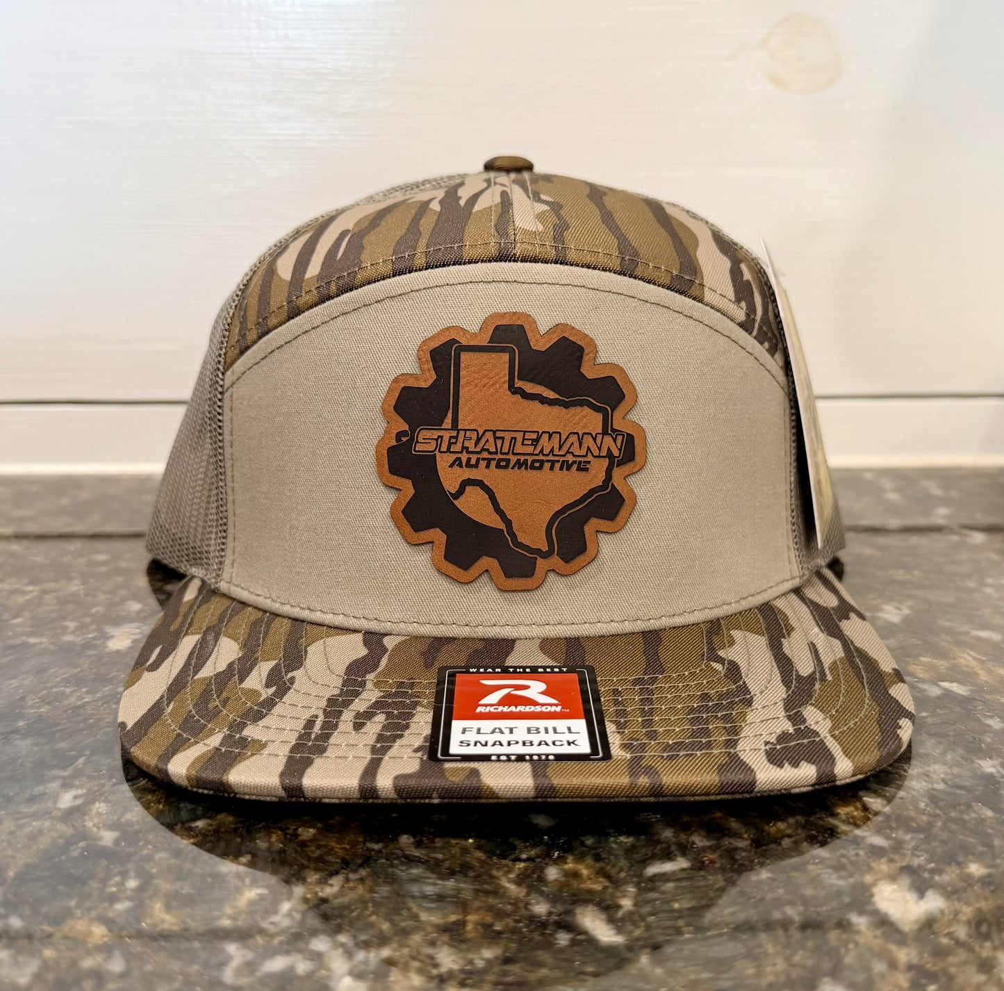Mossy Oak Bottomland/Loden Flat Bill Snapback