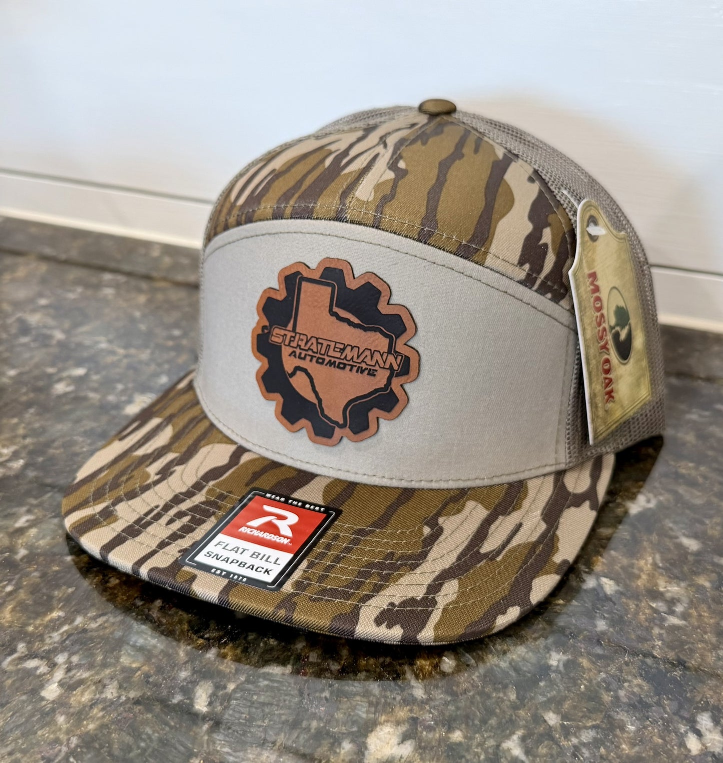 Mossy Oak Bottomland/Loden Flat Bill Snapback
