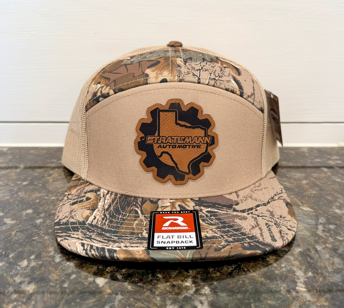 Realtree Advantage/Khaki Flat Bill Snapback