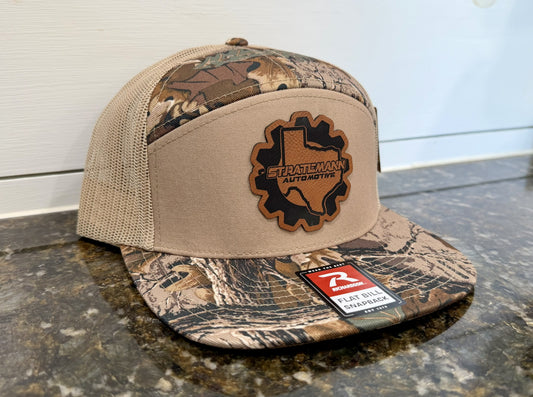 Realtree Advantage/Khaki Flat Bill Snapback