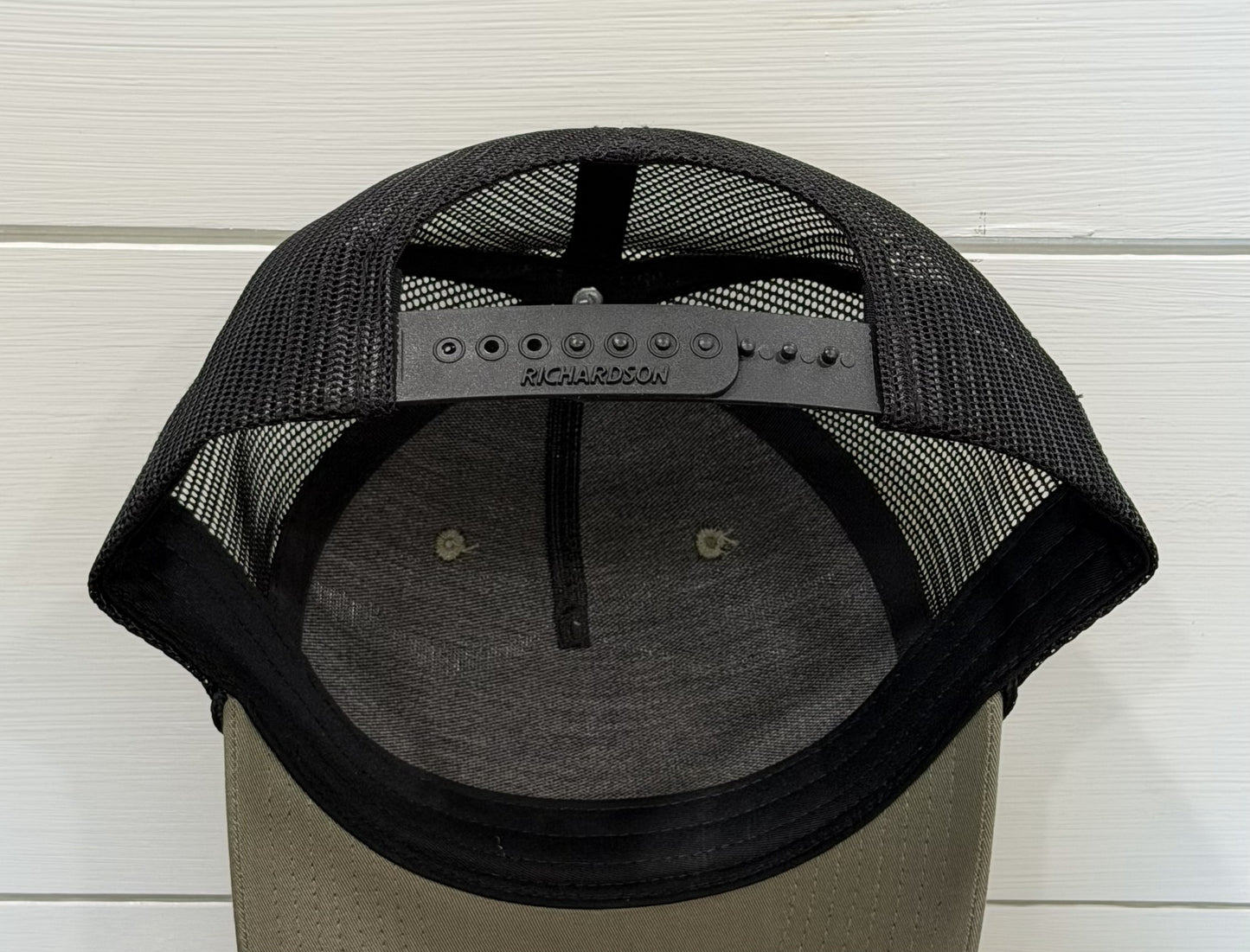 Loden Green/Black Hat with Rawhide Leather Logo & Black Rope