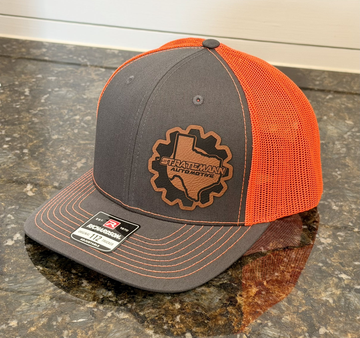 Charcoal/Neon Orange