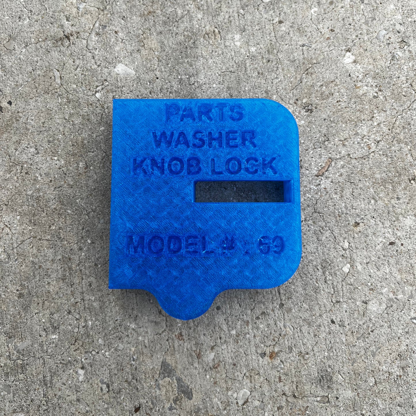 Parts Washer Knob Lock