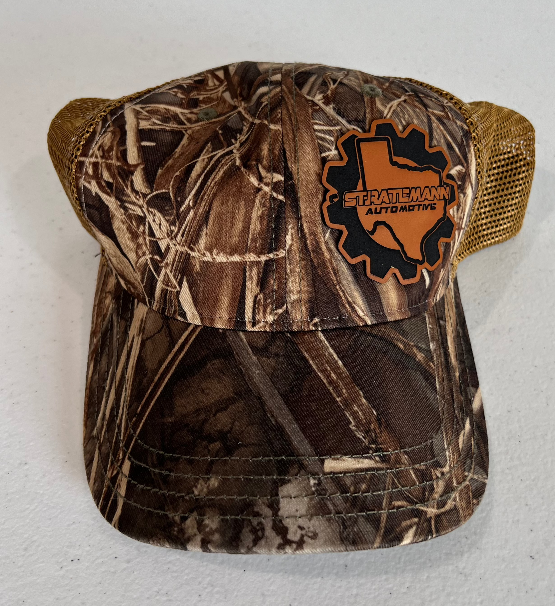 Realtree Max-7/Buck with Buckskin Leather Logo - Design 2 – Stratemann ...