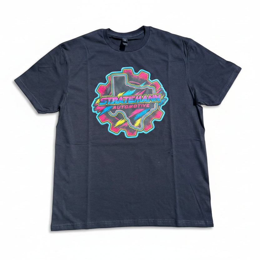 90's Black Short-Sleeve Front Only