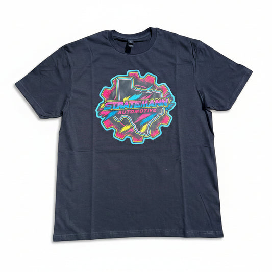 90's Black Short-Sleeve Front Only