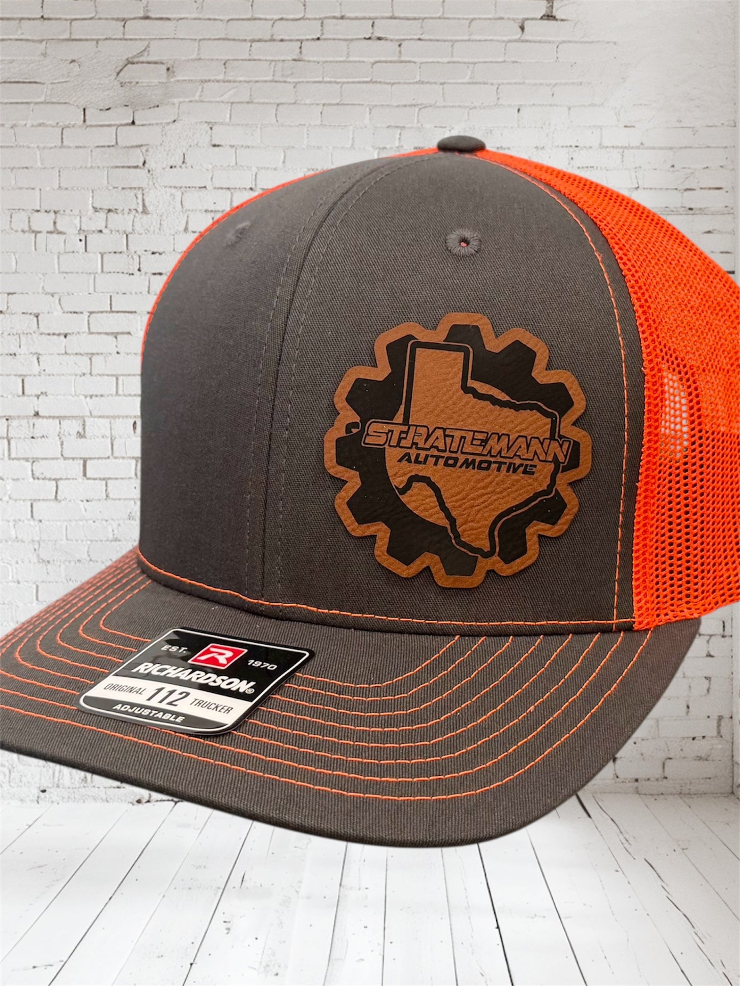 Charcoal/Neon Orange