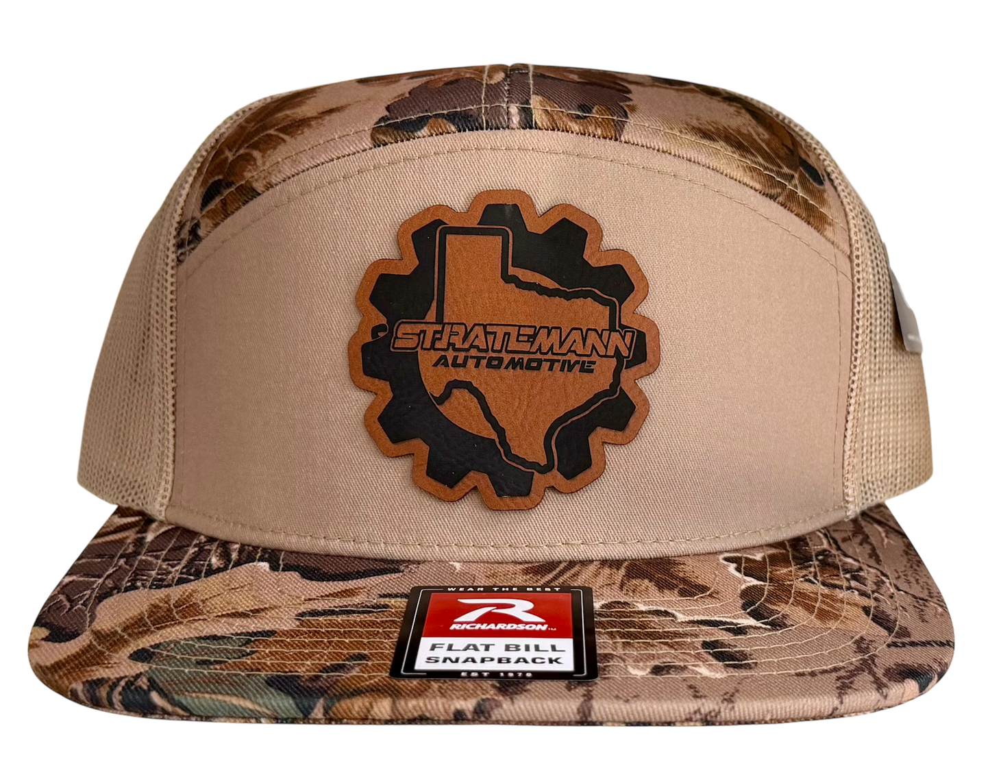 Realtree Advantage/Khaki Flat Bill Snapback