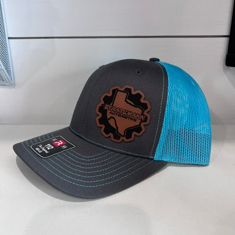 Charcoal/Neon Blue Hat