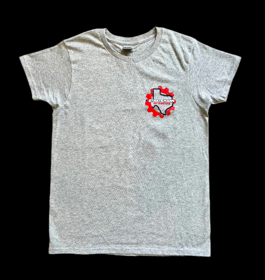 Women's gray short sleeve t-shirt (OLD VENDOR, WILL NOT RESTOCK)