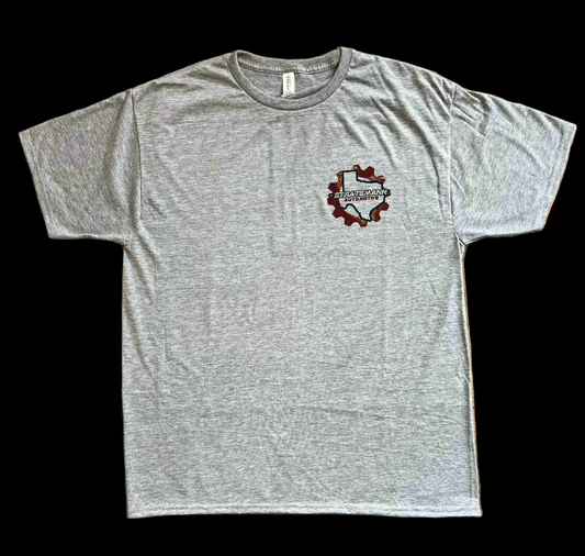 Short-sleeve [Printed Logo] Gray T-shirt
